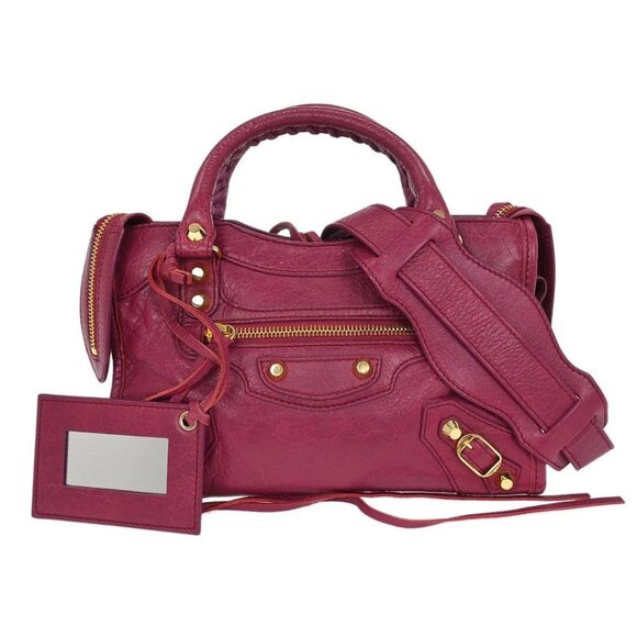 Balenciaga Pink Classic Mini City 2way Handbag - Picture 1 of 10